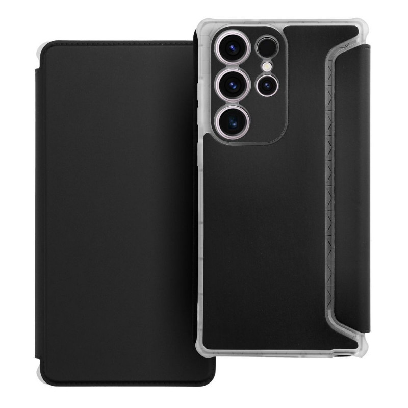 Samsung Galaxy S23 Ultra 5G Portefeuilles Piano Book Noir