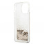 Apple iPhone 14 Pro Coque Guess Liquide Glitter Charms Élégant  Or