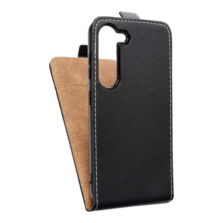 Samsung Galaxy S23 5G Étuis verticaux Slim Flexi Fresh Noir