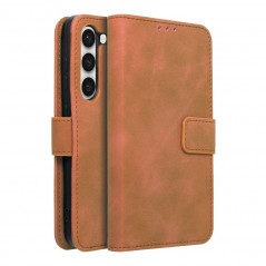 Samsung Galaxy S23 5G Portefeuilles TENDER Book Brun