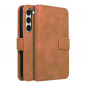 Samsung Galaxy S23 5G Portefeuilles TENDER Book Brun