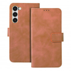 Samsung Galaxy S23 Plus 5G Portefeuilles TENDER Book Brun