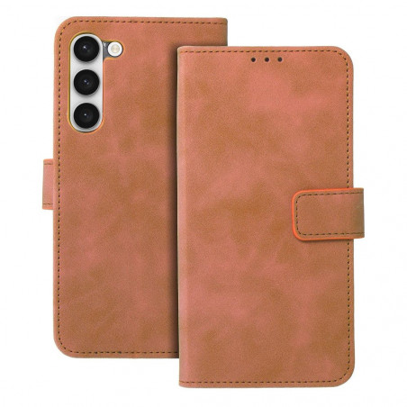 Samsung Galaxy S23 Plus 5G Portefeuilles TENDER Book Brun