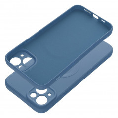 Apple iPhone 14 Plus Coque Silicone Mag Cover MagSAFE  Bleu