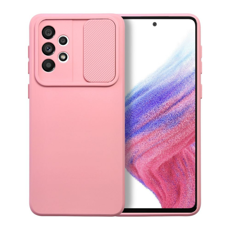 Samsung Galaxy A33 Coque Slide Rose clair