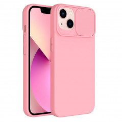 Apple iPhone 12 Coque Slide Rose clair