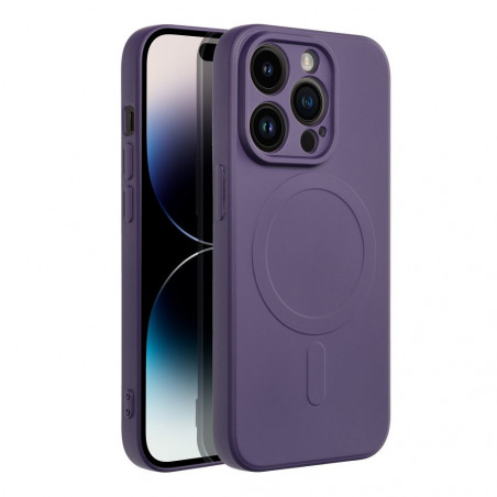 Apple iPhone 14 Pro Coque Silicone Mag Cover MagSAFE  Violet (Purple)