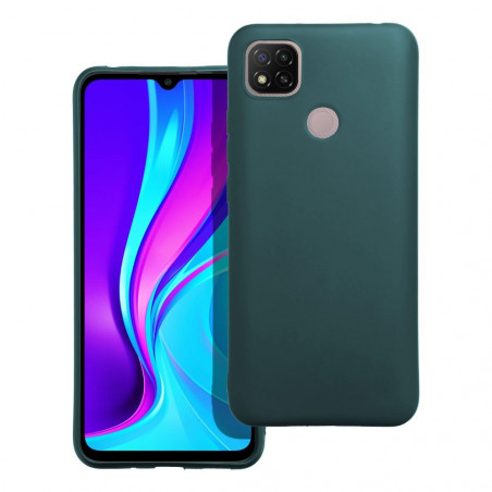 XIAOMI Redmi 9C NFC Coque MATT Vert foncé