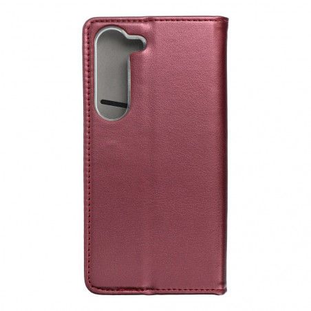 Samsung Galaxy S23 5G Portefeuilles Smart Magneto book Bourgogne