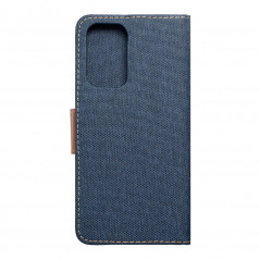 Samsung Galaxy A23 5G Portefeuilles Canvas Book Bleu marine