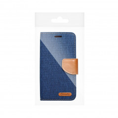 Samsung Galaxy A23 5G Portefeuilles Canvas Book Bleu marine