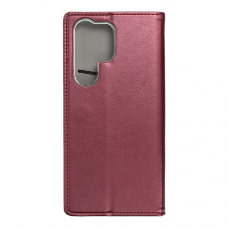 Samsung Galaxy S23 Ultra 5G Portefeuilles Smart Magneto book Bourgogne