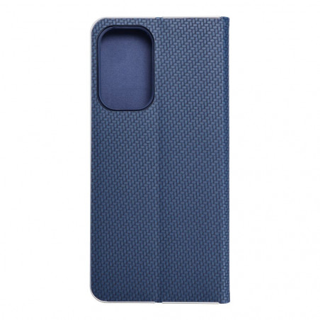 Samsung Galaxy A23 5G Portefeuilles LUNA Book Carbon Fibre de carbone, Élégant  Bleu