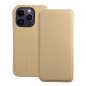 Apple iPhone 14 Pro Portefeuilles Dual Pocket book Or 