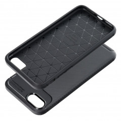 Apple iPhone SE 2020 Coque Carbon premium Élégant  Noir