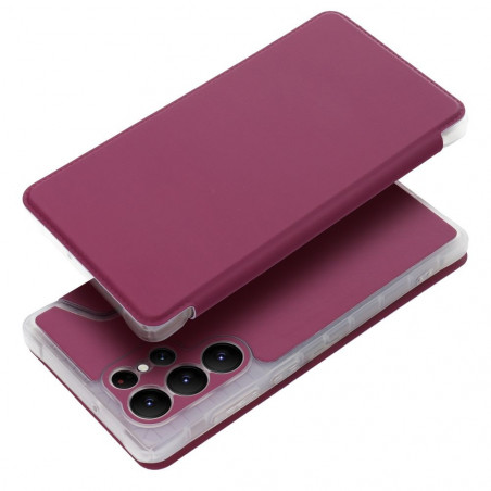 Samsung Galaxy S22 Ultra Portefeuilles Piano Book Magenta
