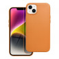 Apple iPhone 14 Plus Coque Leather Mag Cover Élégant  MagSAFE  Orange
