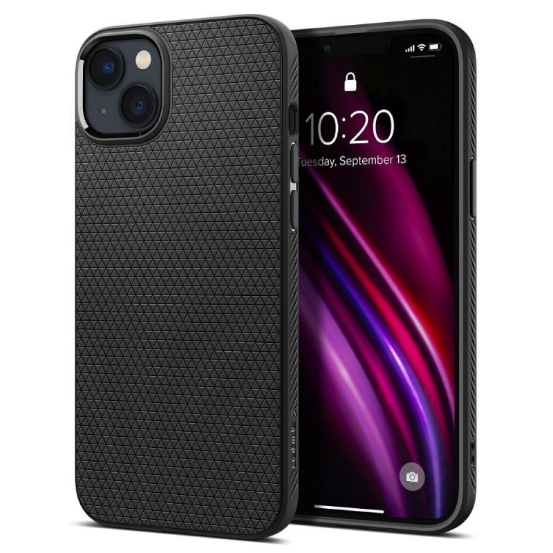 Apple iPhone 14 Plus Coque Spigen  Liquid Air Noir mat