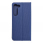Samsung Galaxy S23 Plus 5G Portefeuilles LUNA Book Carbon Fibre de carbone, Élégant  Bleu