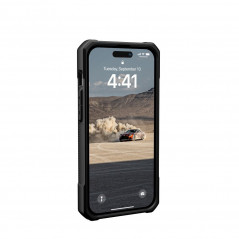 Apple iPhone 14 Pro Coque Urban Armor Gear Monarch Étui haut de gamme  MagSAFE  Noir kevlar