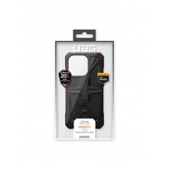 Apple iPhone 14 Pro Coque Urban Armor Gear Monarch Étui haut de gamme  MagSAFE  Noir kevlar