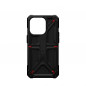 Apple iPhone 14 Pro Coque Urban Armor Gear Monarch Étui haut de gamme  MagSAFE  Noir kevlar