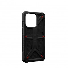Apple iPhone 14 Pro Coque Urban Armor Gear Monarch Étui haut de gamme  MagSAFE  Noir kevlar