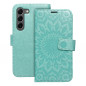 Samsung Galaxy S23 Plus 5G Portefeuilles MEZZO Book Mandala  Vert