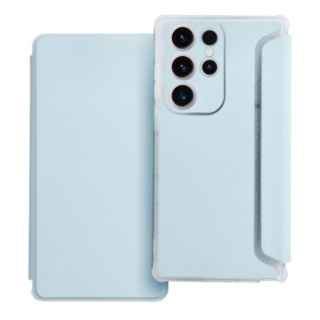 Samsung Galaxy S23 Ultra 5G Portefeuilles Piano Book Bleu clair