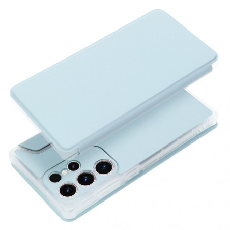 Samsung Galaxy S23 Ultra 5G Portefeuilles Piano Book Bleu clair