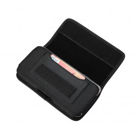 Apple iPhone 11 Etui universel, Étuis horizontaux Horizontal Belt Holster OXFORD Noir