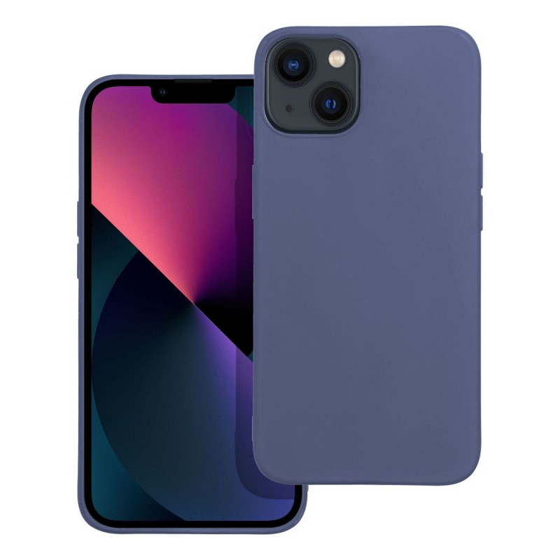 Apple iPhone 13 Coque MATT Bleu