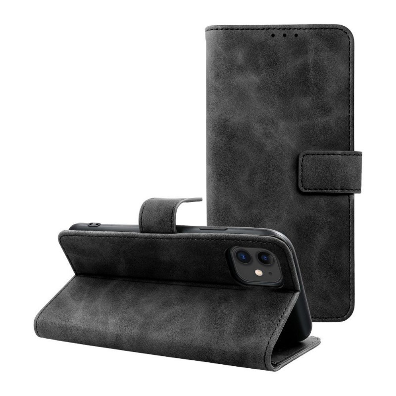 Apple iPhone 12 Portefeuilles TENDER Book Noir