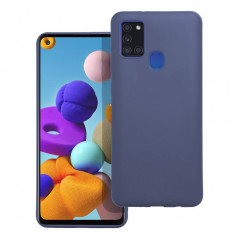 Samsung Galaxy A21s Coque MATT Bleu