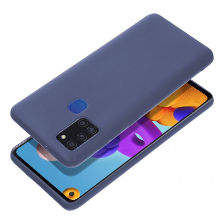 Samsung Galaxy A21s Coque MATT Bleu