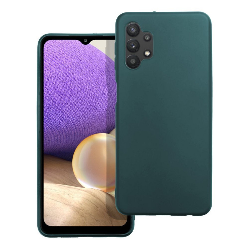 Samsung Galaxy A32 5G Coque MATT Vert foncé