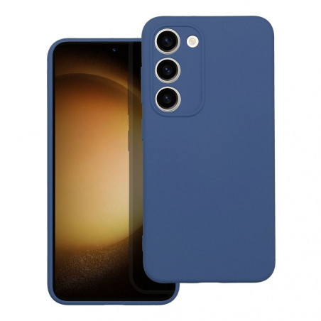 Samsung Galaxy S23 5G Coque Silicone Élégant  Bleu