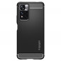 XIAOMI Redmi Note 11 Pro Plus 5G Coque Spigen Armor Fibre de carbone, Élégant  Noir