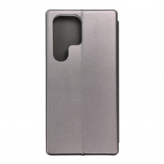 Samsung Galaxy S23 Ultra 5G Portefeuilles Book Elegance Élégant  Gris