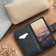 Samsung Galaxy A14 LTE Portefeuilles Fancy Book Noir