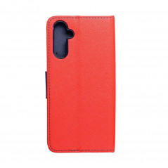Samsung Galaxy A14 5G Portefeuilles Fancy Book Rouge / Marine