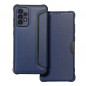 Samsung Galaxy A52 LTE Portefeuilles Razor Book Fibre de carbone, Modèle de carbone  Bleu