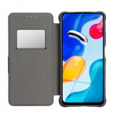 XIAOMI Redmi Note 11 Portefeuilles Razor Book Fibre de carbone, Modèle de carbone  Bleu