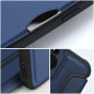 XIAOMI Redmi Note 11 Portefeuilles Razor Book Fibre de carbone, Modèle de carbone  Bleu