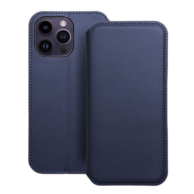 Apple iPhone 14 Pro Max Portefeuilles Dual Pocket book Marine 