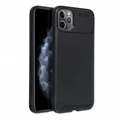 Apple iPhone XS Max Coque Carbon premium Élégant  Noir