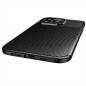 Apple iPhone 11 Pro Max Coque Carbon premium Élégant  Noir