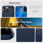 Apple iPhone 14 Pro Coque Spigen  Liquid Air Bleu marine