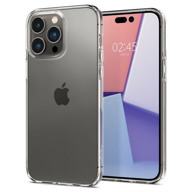 Apple iPhone 14 Pro Coque Spigen Liquid Crystal Clair comme du cristal  Transparent
