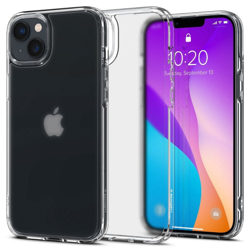 Apple iPhone 14 Coque Spigen Ultra Hybrid Clair comme du cristal  Transparent